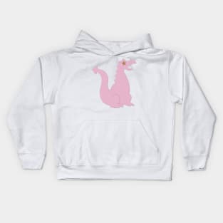 Die Cut Dragon (pink) Kids Hoodie